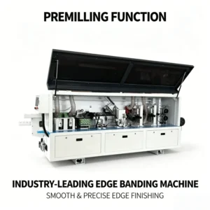 Automatic Hot Melt Glue Edge Banding Machine With Pre Milling and Scraping