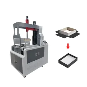Automatic Inner Hard Rigid Boxes Folding Forming Machine Perfume Jewelry Gift Paper Rigid Box Wrapping Making Machine