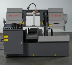 Automatic Metal Band Saw Machine with Motor and Gear Core Components for Steel Bars and Pipes Cutting