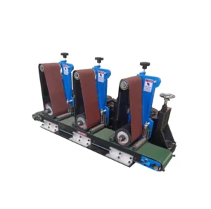 Automatic Metal Sanding Polishing Flat Grinding Machine with Disc Deburring Tool Gearbox Motor Core Components