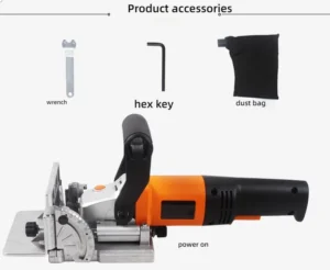 Automatic Motorized Woodworking Dowel Jointer Tenoning Machine Biscuit Lamino Slotting Electric Tool 220V 4.6W