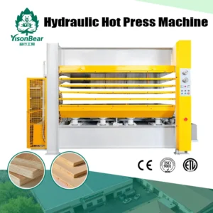 Automatic Multi-layer 120 Tons Motor Hydraulic Thermal Hot Press Machine for Laminating Wood MDF Plywood Veneer Flush Door