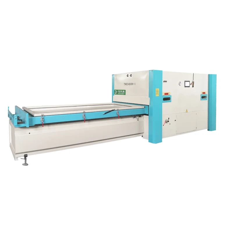 Automatic PVC Blister Membrane Laminating Machine for Wood Doors Vacuum Wood Wrapping Machinery