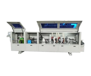 Automatic PVC MDF Wood Edge Banding Machine with Pre milling Corner Trimming Grooving
