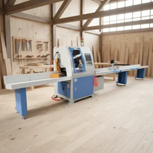 Automatic Push Feed Horizontal Crosscut Circular Saw for Square Timber Plank Cutting