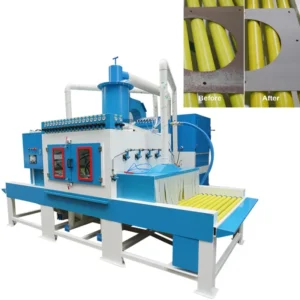 Automatic Roller Conveyor Sand Blasting Machine for Metal Flat Plate Workparts