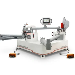 Automatic Round Edge Bandiner Efficient Curved Furniture Edge Banding and Trimming Machine One Touch Glue Application