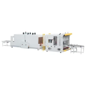 Automatic Shrink Film Wrap Machine Line for Panel Window Door Board Wrapping Line