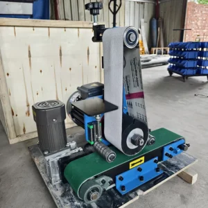 Automatic Small Flat Polishing Machine Motor/Engine 2.2KW Power 120kg Weight Stainless Steel Wire Drawing Metal Rust Removal