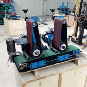 Automatic Small Flat Polishing Machine Motor Engine Stainless Steel Energy Saving 2.2kW Power for Wire Drawing
