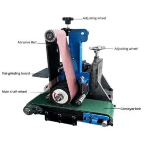 Automatic Small Flat Polishing Machine Stainless Steel Wire Drawing Metal Rust Removal