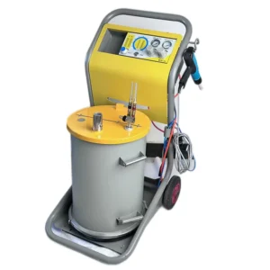 Automatic Steel Vacuum Coating PLC Controlled Powder Coating Spray Painting Line Chain Machine