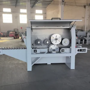 Automatic Timber Edger Saw Multi blades Wood Rip Saw Machine Multi ripping square Log Round Multi blade Wood Sawing Machine