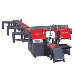 Automatic Turn Material Hydraulic Clamping Metal Sawing Horizontal Band Saw Machine