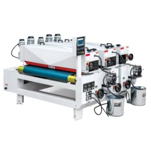 Automatic UV Roller Coating Machine CNC Spray PVC Furniture Board Painting Coater Electric Driven 380V Wood Case Packaging