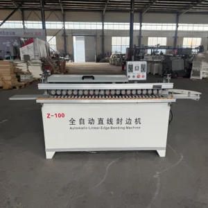 Automatic Universal Edge Bander for PVC Trims Straight Edge Banding Machinewith Cleaning Gluing Functions for MDF Production