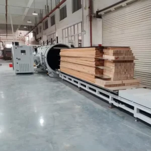 Automatic Vacuum Timber Veneer High Frequency Wood Drying Machine Oven with Pump Motor for Wood Mill High Efficiency No Cracking