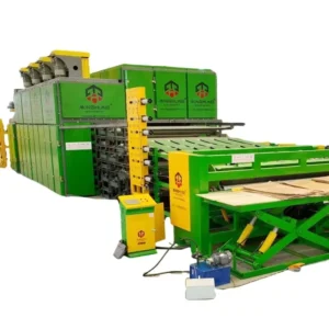 Automatic Veneer Dryer Machine Roller Mesh Type Plywood Drying Equipment