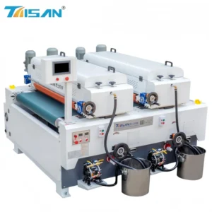 Automatic Wide Belt Sander Wood Sanding Machine with UV Coating Motor CE ISO Certified 8kw Power for MDF in Manufacturing Plant