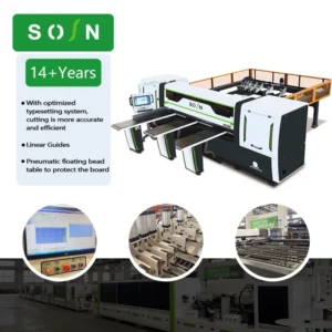 Automatic Wood Cutting CNC Panel Saw Machine Computer Sliding Table Furniture Woodworking Auto Reciprocating Beam Saw