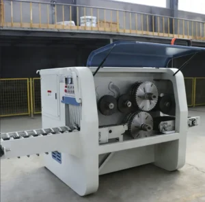 Automatic Wood Cutting Multi Blade Circular Saw Multiple Rip Saw Machine