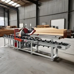 Automatic Wood Tree Cutting Sawmill Machine Log Length Off Cutting Off Saw