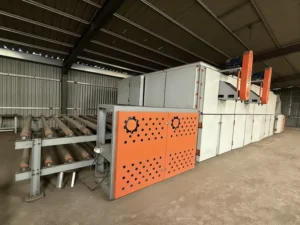 Automatic Wood Veneer Dryer Roller Type Plywood Veneer Drying Machine