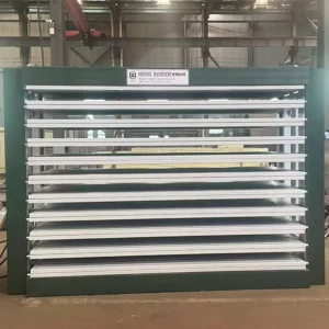 Automatic Wood Veneer Drying Machine with PLC Control and 50T Press for Plywood Production Line