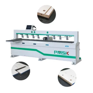 Automatic Woodworking CNC Machine Cabinet Wood Door Lock Hole Drilling Machine With Air Cooling Spindle