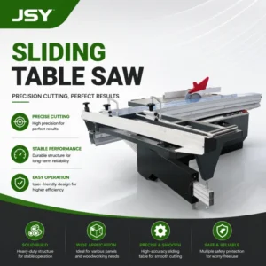 Automatic Woodworking Sliding Table Cutting Machine for HDF Production 5.5kW 220V Panel Saw with Bearing and Gearbox