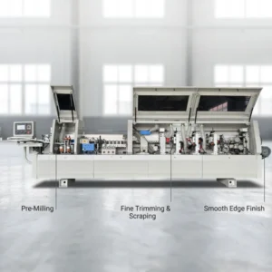 BH-388Y Automatic Edge Banding Machine for PVC ABS MDF Board with Pre Milling and Smooth Edge Finish for Cabinets