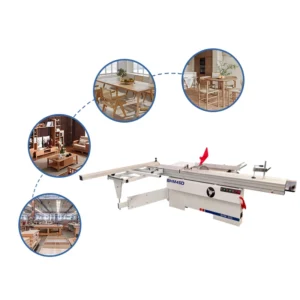 BHM45D Multifunction Sliding Panel Table Saw Wood Table Saw Machine Double Blade Sliding Table Saw for Sale