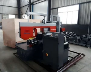 BS300SA Metal Cutting Band Saw Machine Semi Automatic Horizontal CNC Full Automatic Metal Cutting Band Sawing Machine