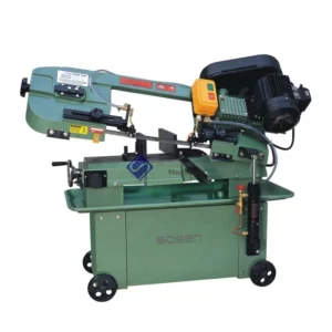 BS712 Metal Cutting Band Saw Machine with 0.75 kW Motor Manual Blade Tension 178mm Cutting Capacity