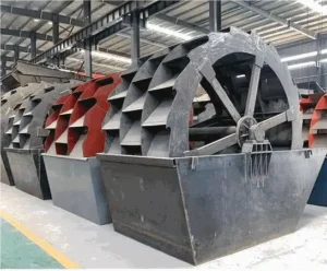 Beach Sand Cleaning Machine Wheel Bucket Type Washing Sand Washer