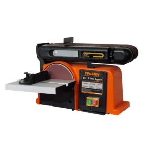 Bench Belt Disc Sander Combo 4×6 Sanding Machine Metal for Workshop Electric Aluminum DIY Cast Iron Woodworking