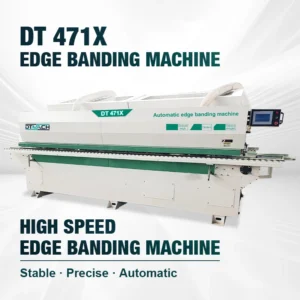 Beveled Straight Edge Edgebander Machine Full Auto with Multifunctional Woodworking Furniture Cabinet Door Making