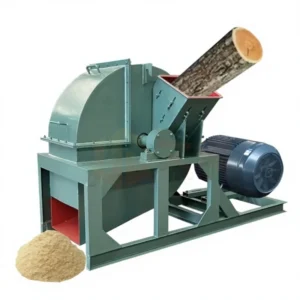 Biomass Pellet Machine Electric Wood Chipper Shredder 7.5 Kw Motor 300 1700kg h Output for Wood Tree Branch Processing