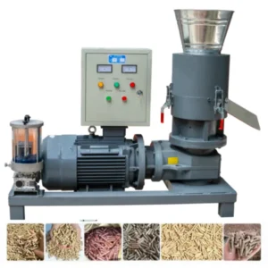 Biomass Pellet Machine Flat Die BP-A400 for Small Farm Fuel Making Easy Operation Low Investment