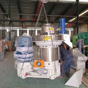 Biomass Sawdust Wood Pellet Mill Manufacturing Plant Fully Automated High Productivity 110 Kw Wood Pellet Production Line