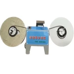 Blue Furniture Accessories PVC Edge Band Tape Slitting Machine for Edge Banding Portable Easy Operate