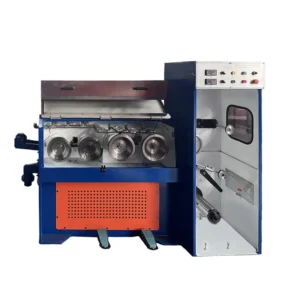 Brainpower 22DH Fine Wire Drawing Machine Bearing Motor 380V Custom Voltage 11+4KW Power 1.2mm Inlet 0.10-0.32mm Outlet Diameter