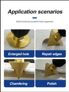 Brazed Diamond Chamfer Bit Set for CNC Machines (Various Sizes)