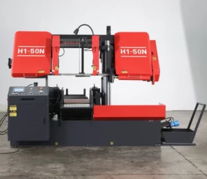 CE 500mm Industrial Metal Band Saw Machine with Automatic Mechanically Tensioned Saw Blade Gear Components