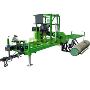 CE Approved Hydraulic Complete 6.5HP 9HP 15HP Wood Cutting Machine Heavy Duty Wood Band Sawmill