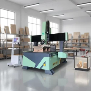 CE Certified 4 Axis ATC CNC Router Gear Core High Precision 3D Wood Carving Machine Vacuum Table for Furniture Mold Industries