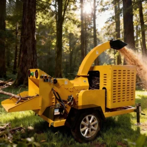 CE Portable Wood Chipper Log Branch Coconut Shell Grinder Wood Crusher Chipper