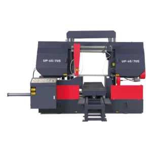 CE Semi Automatic Band Saw Double Column Metal Cutting Machine Horizontal Motor Bandsaw with Auto Feeding