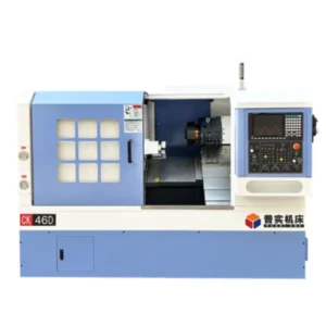 CK46D Factory Flat CNC Turning Center Light Duty Single Spindle 2 Axis Automatic Lathe