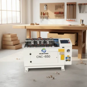 CNC 650 Mustang Semi Automatic CNC Dove Tail Jointer Tenon Machine Woodworking Machinery 3.7KW Motor